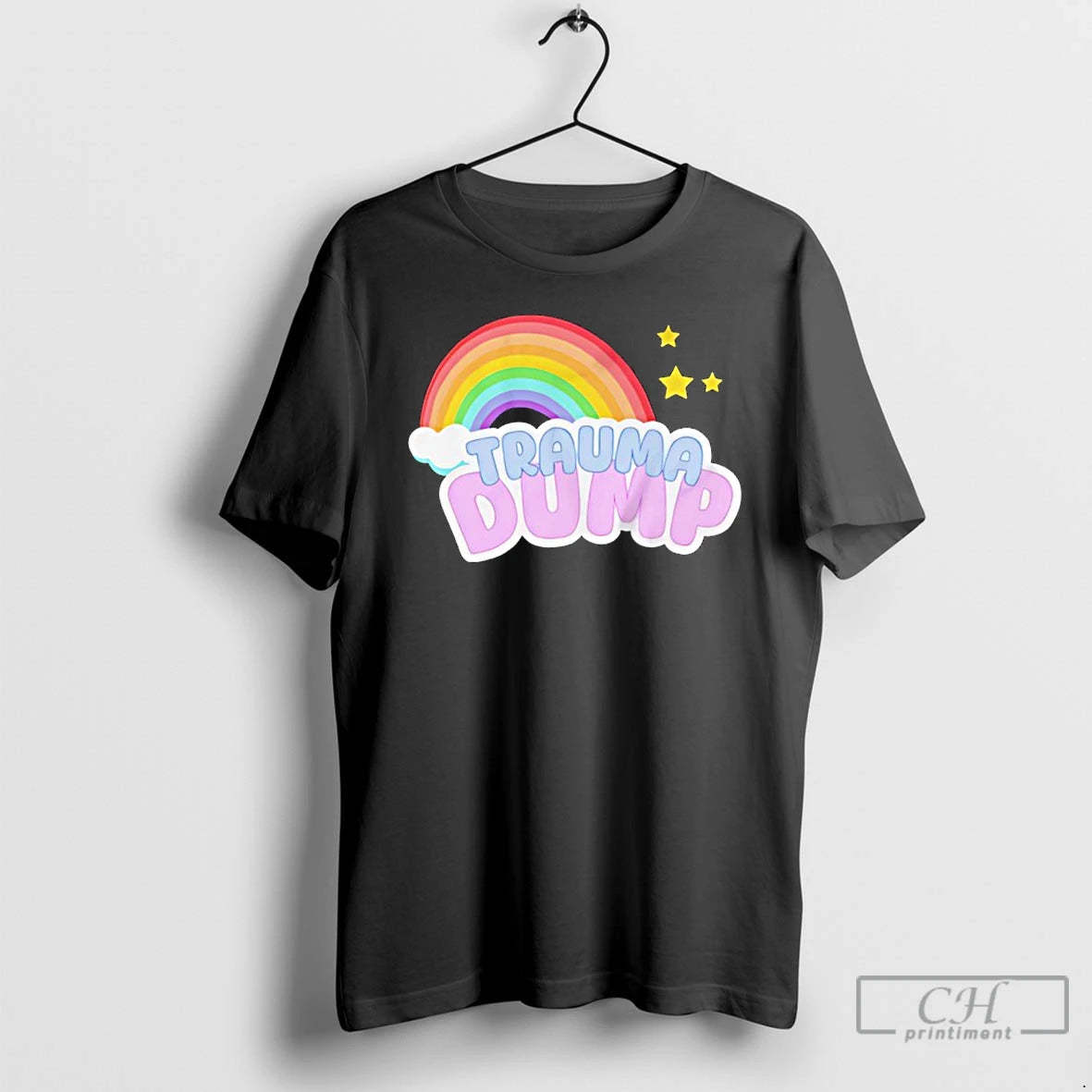 Premium Trauma Dump Rainbow T-Shirts, Hoodie, Sweatshirt | InkRitualCo.com