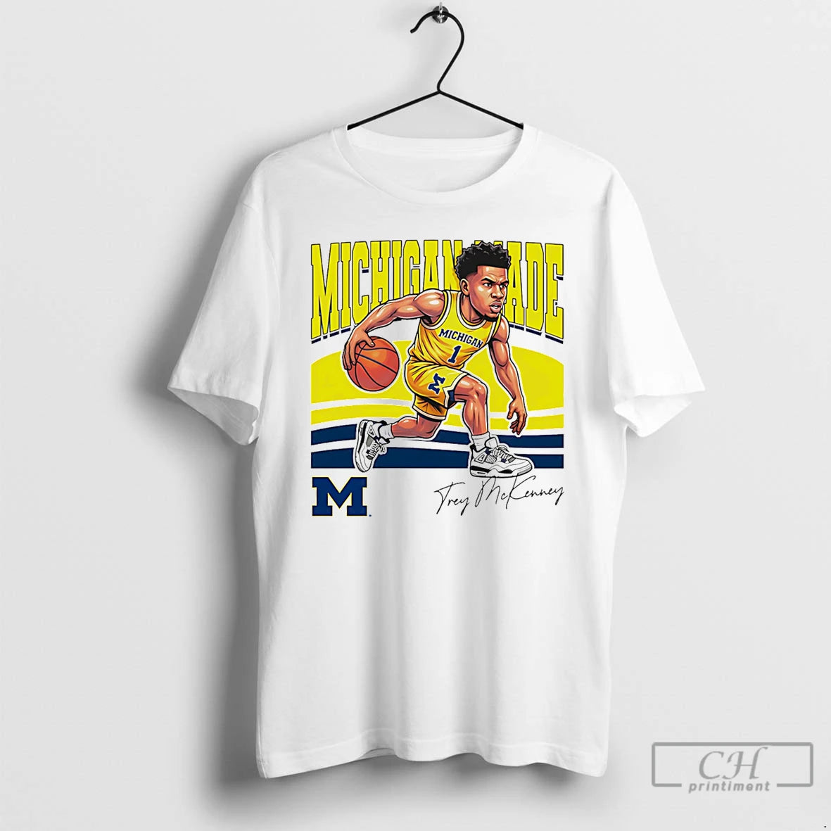 Premium Trey Mckenney Michigan Wolverines Made Caricature T-Shirts, Hoodie, Sweatshirt | InkRitualCo.com