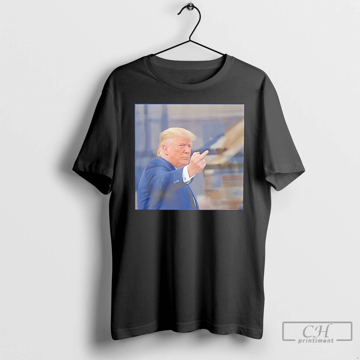 Premium Trump Flips Off Middle Finger On Michigan T-Shirts, Hoodie, Sweatshirt | InkRitualCo.com