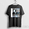 Premium Trump I Voted For This Middle Finger T-Shirts, Hoodie, Sweatshirt | InkRitualCo.com
