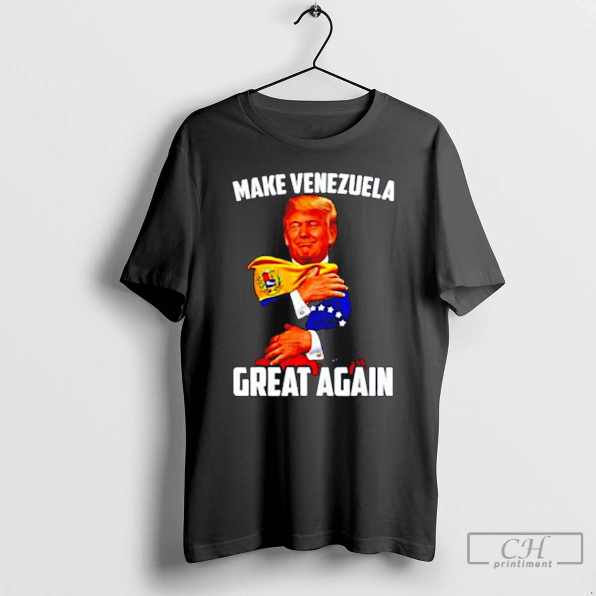 Premium Trump Make Venezuela Great Again Venezuela Flag Caricature T-Shirts, Hoodie, Sweatshirt | InkRitualCo.com