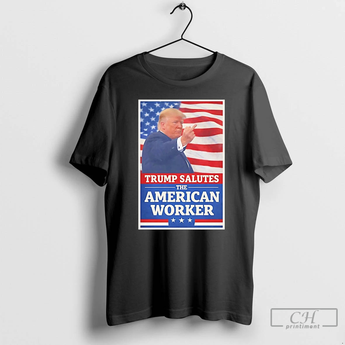 Premium Trump Salutes The American Worker T-Shirts, Hoodie, Sweatshirt | InkRitualCo.com