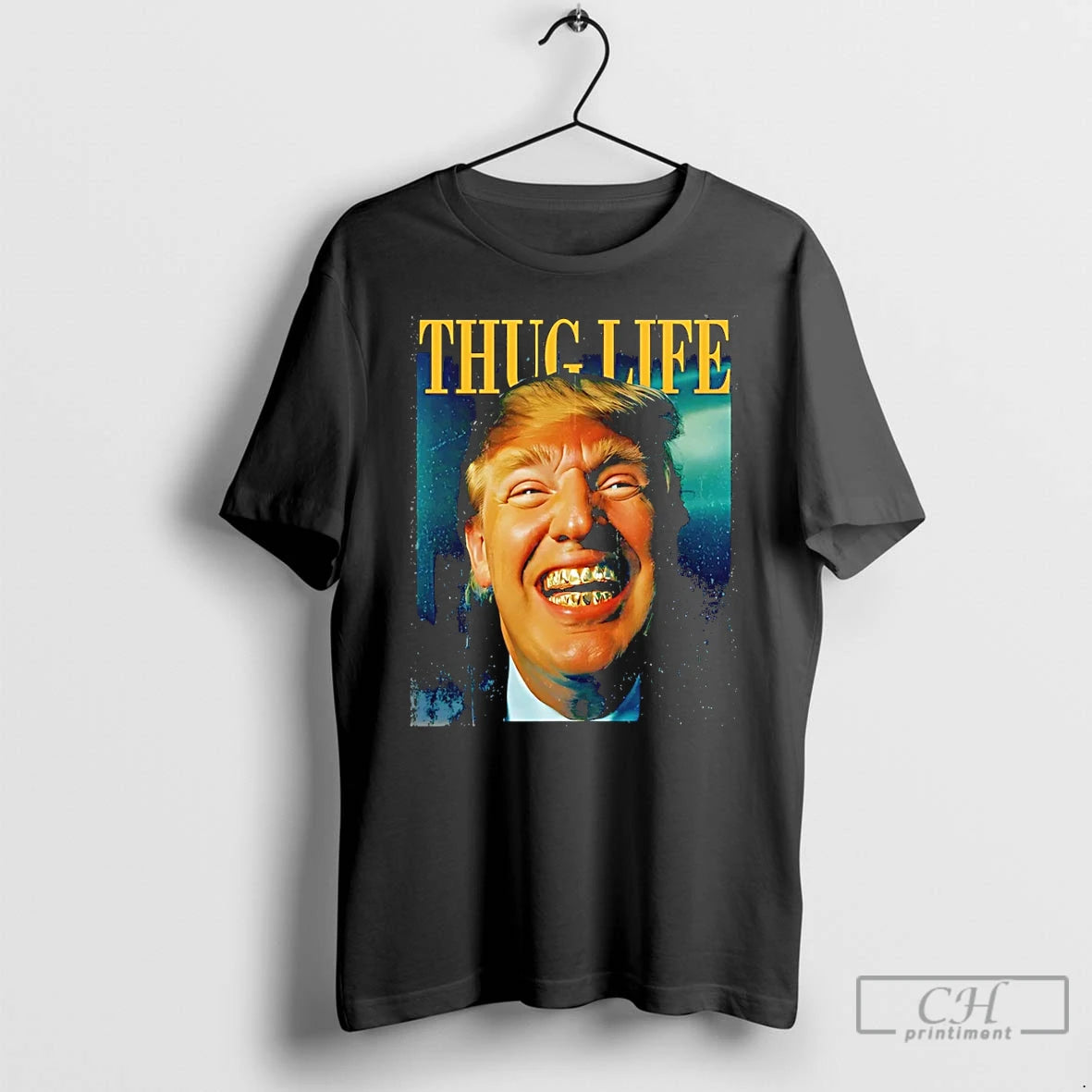 Premium Trump Thug Life Gold Grill Graphic T-Shirts, Hoodie, Sweatshirt | InkRitualCo.com