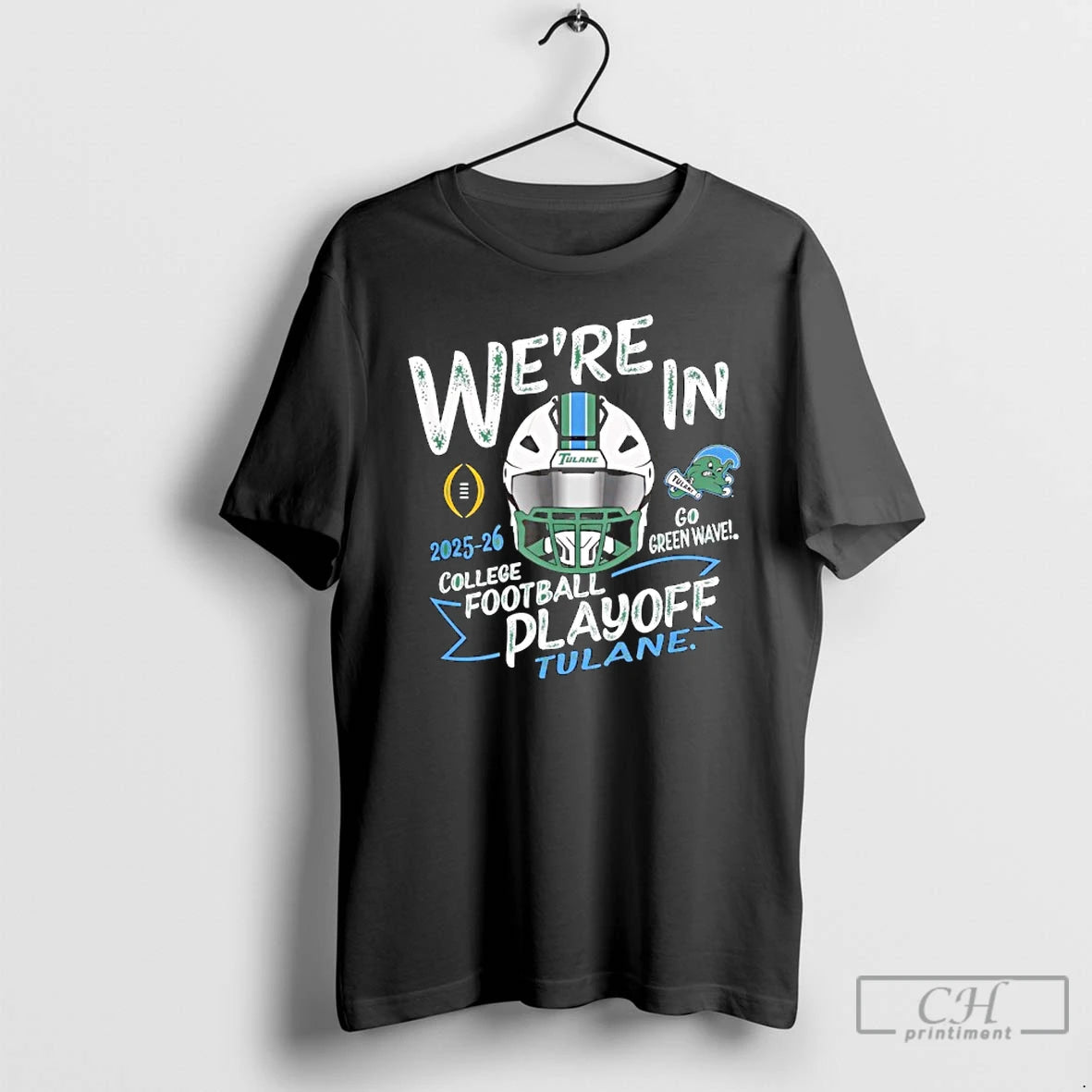 Premium Tulane Green Wave Cfp College Football Playoff 2025 2026 T-Shirts, Hoodie, Sweatshirt | InkRitualCo.com