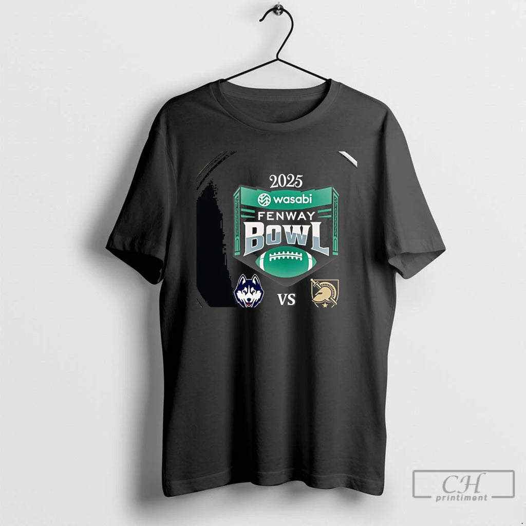 Premium Uconn Huskies Vs Army Black Knights 2025 Fenway Bowl Chriast T-Shirts, Hoodie, Sweatshirt | InkRitualCo.com