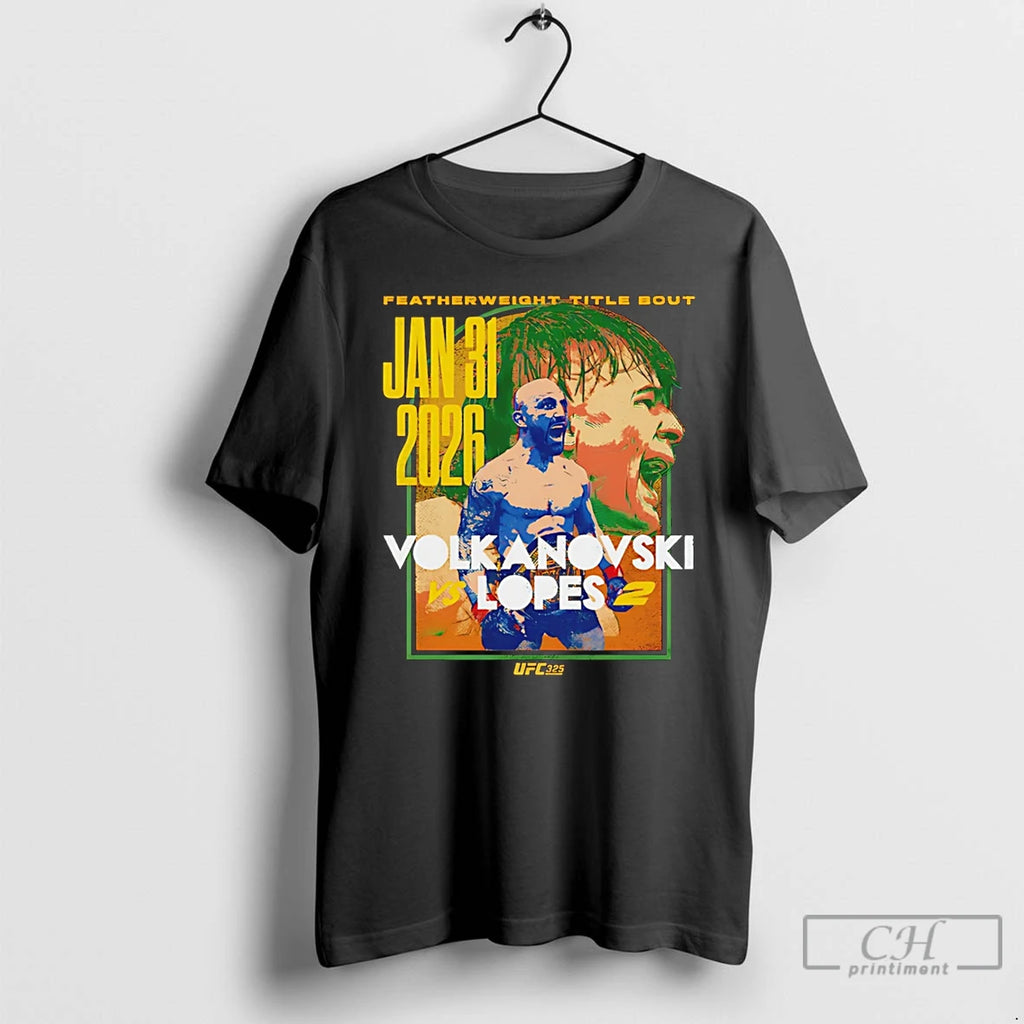 Premium Ufc 325 Volkanovski Vs Lopes 2 Match Up 2026 T-Shirts, Hoodie, Sweatshirt | InkRitualCo.com
