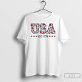 Premium Usa Est 1776 Floral Graphic T-Shirts, Hoodie, Sweatshirt | InkRitualCo.com