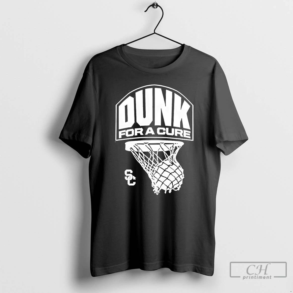 Premium Usc Trojans Basketball Dunk For A Cure T-Shirts, Hoodie, Sweatshirt | InkRitualCo.com