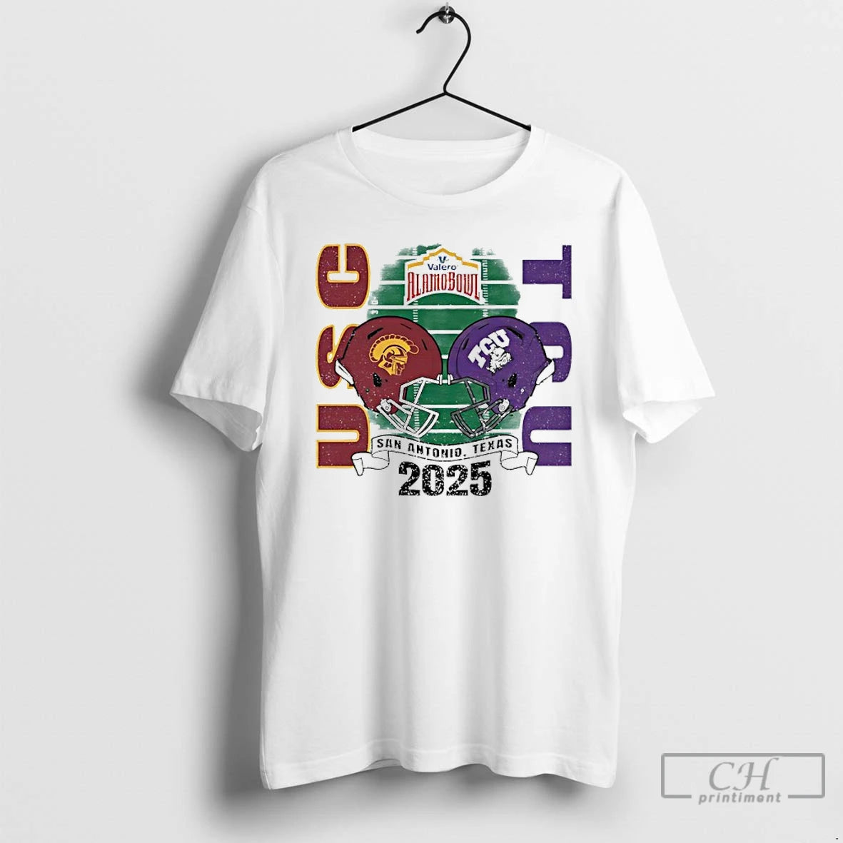 Premium Usc Trojans Vs Tcu Alamo Bowl Bound 2025 Helmets T-Shirts, Hoodie, Sweatshirt | InkRitualCo.com