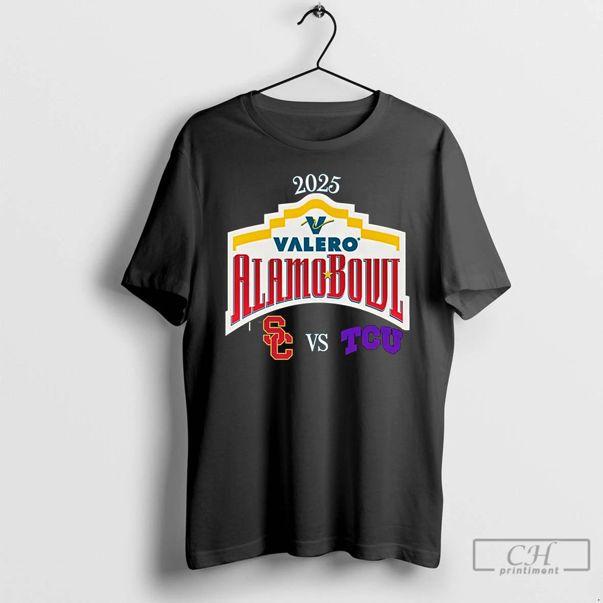 Premium Usc Trojans Vs Tcu Horned Frogs 2025 Alamo Bowl T-Shirts, Hoodie, Sweatshirt | InkRitualCo.com