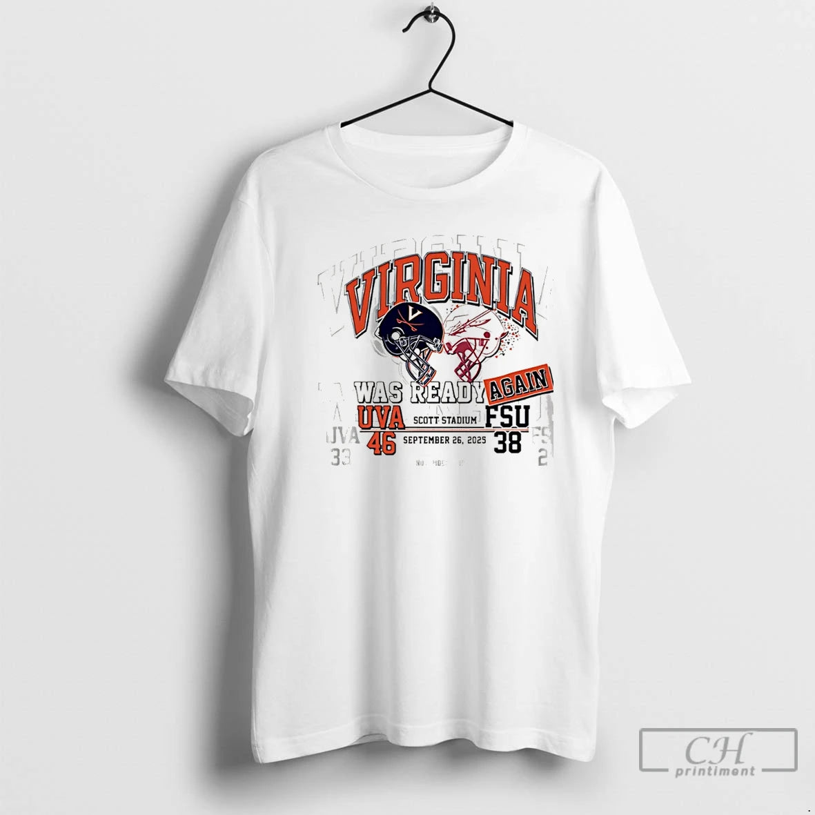 Premium Uva Football Beats Fsu Was Ready Again 2025 Score Christmas T-Shirts, Hoodie, Sweatshirt | InkRitualCo.com