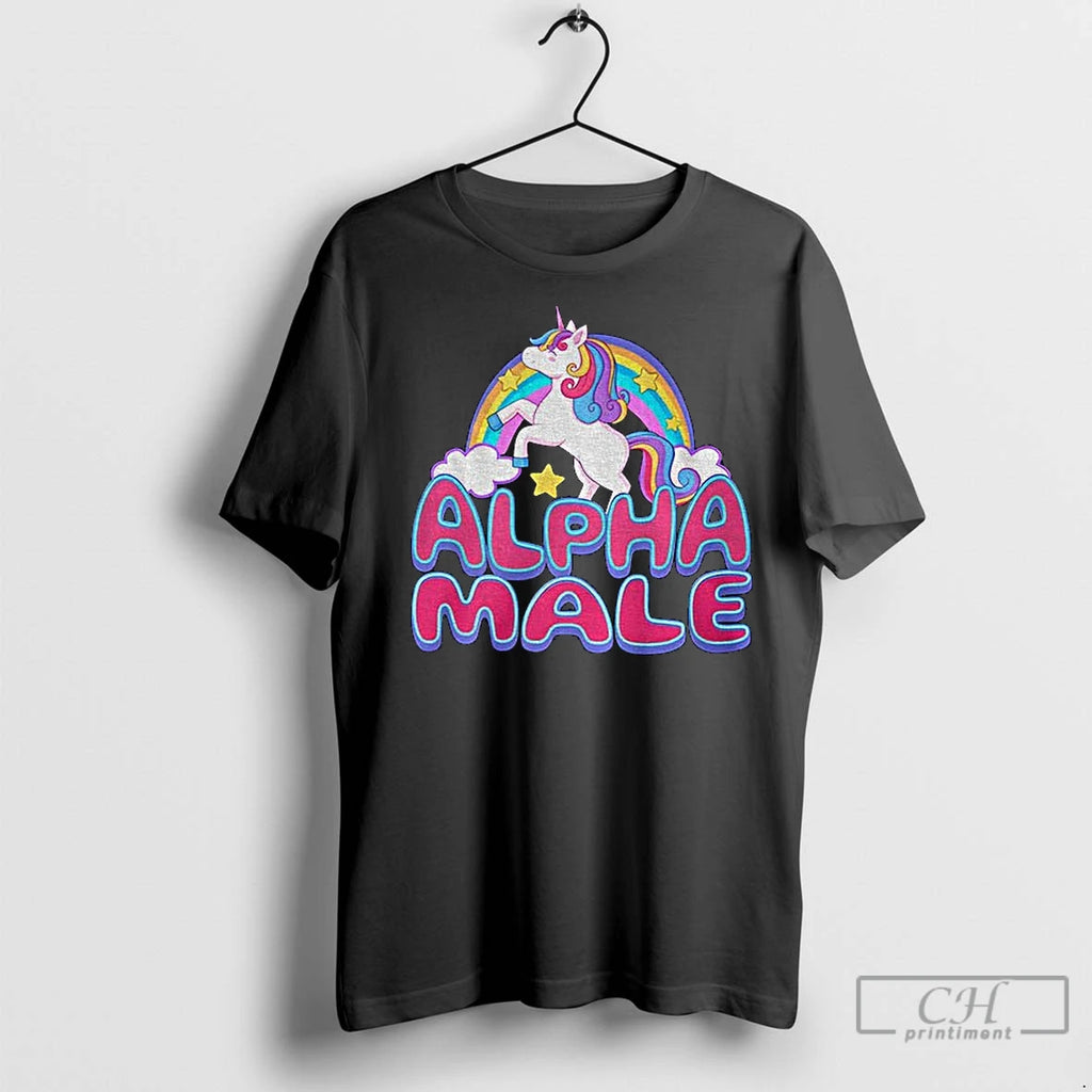 Premium Unicorn Alpha Male Rainbow T-Shirts, Hoodie, Sweatshirt | InkRitualCo.com