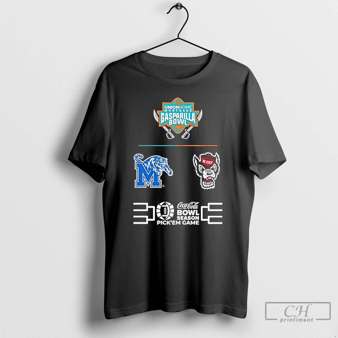 Premium Union Home Mortgage Gasparilla Bowl 2025 Memphis Tigers Vs Nc State Wolfpack T Shirts Hoodie, Sweatshirt