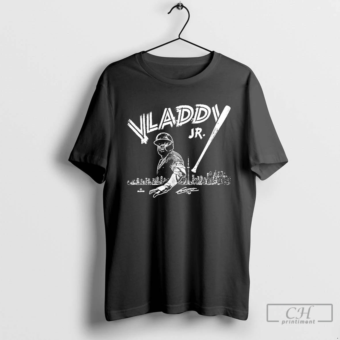 Premium Vladimir Guerrero Jr Bat Flip Toronto Blue Jays Signature T Shirts Hoodie, Sweatshirt | InkRitualCo.com