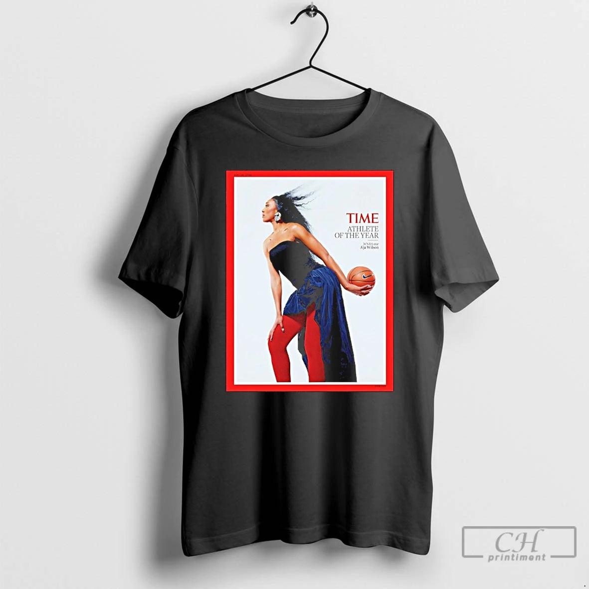 Premium Wnba Star Aja Wilson Is Time Athlete Of The Year T-Shirts, Hoodie, Sweatshirt | InkRitualCo.com