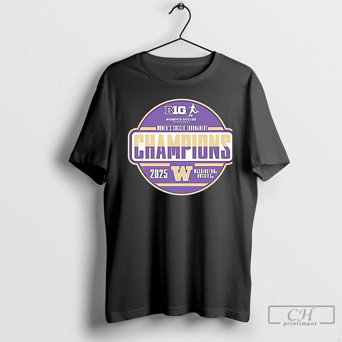 Premium Washington Huskies 2025 Big Ten Womens Soccer Tournament Champions Christmas T-Shirts, Hoodie, Sweatshirt