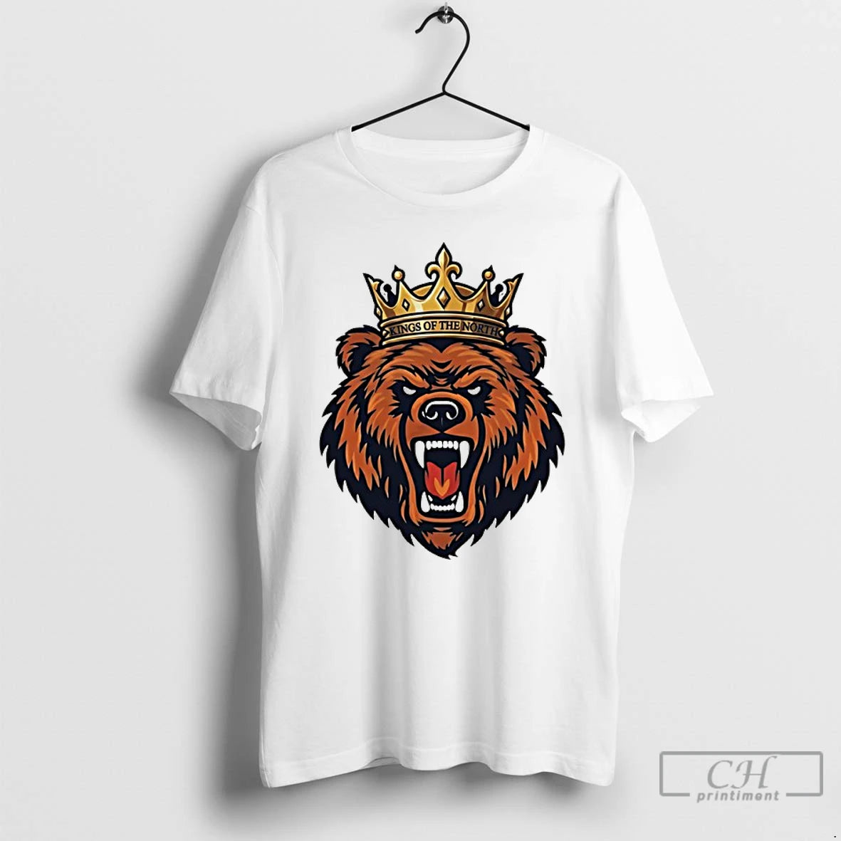 Premium Wear The Crown Chicago Bear King Of The North T-Shirts, Hoodie, Sweatshirt | InkRitualCo.com