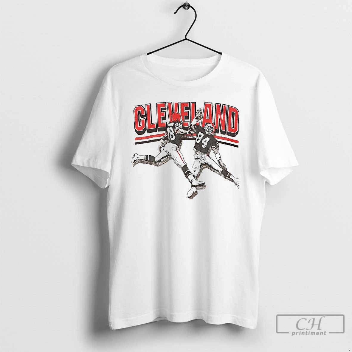 Premium Webster And Reggie High Five Celebration Cleveland Browns T-Shirts, Hoodie, Sweatshirt | InkRitualCo.com