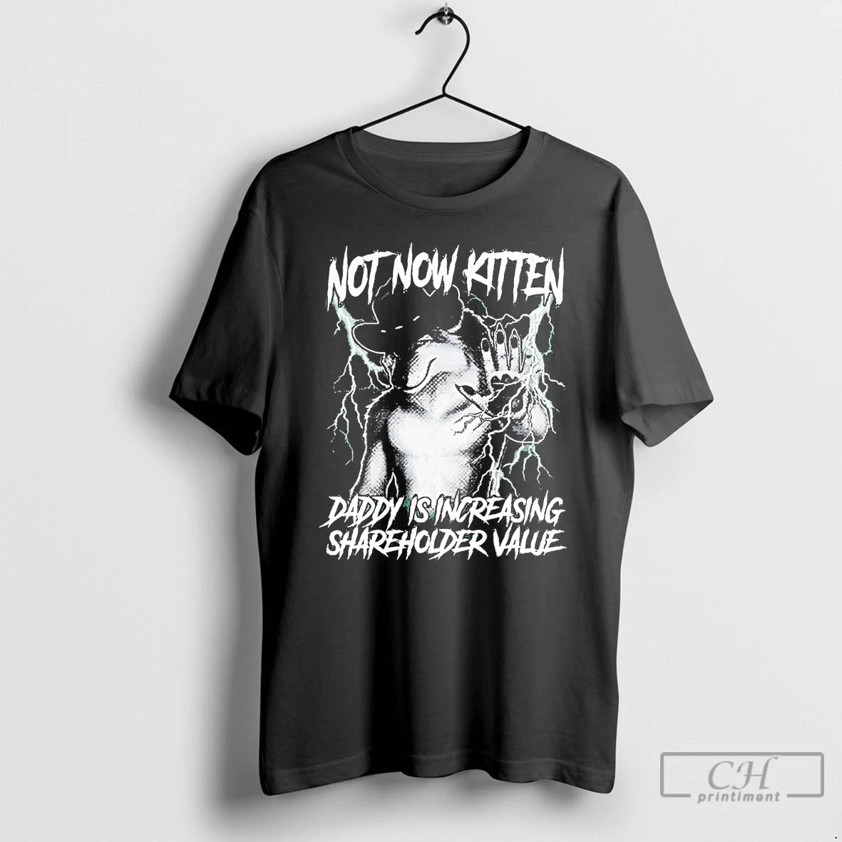 Premium Werewolf Not Now Kitten Daddy Is Increasing Shareholder Value T-Shirts, Hoodie, Sweatshirt | InkRitualCo.com