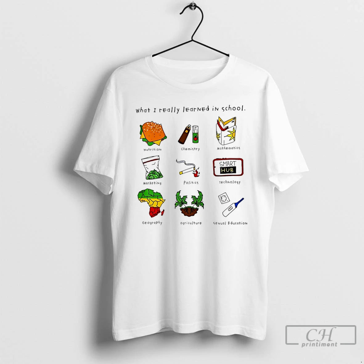 Premium What I Really Learned In School Nutrition Chemistry Mathematics T-Shirts, Hoodie, Sweatshirt | InkRitualCo.com
