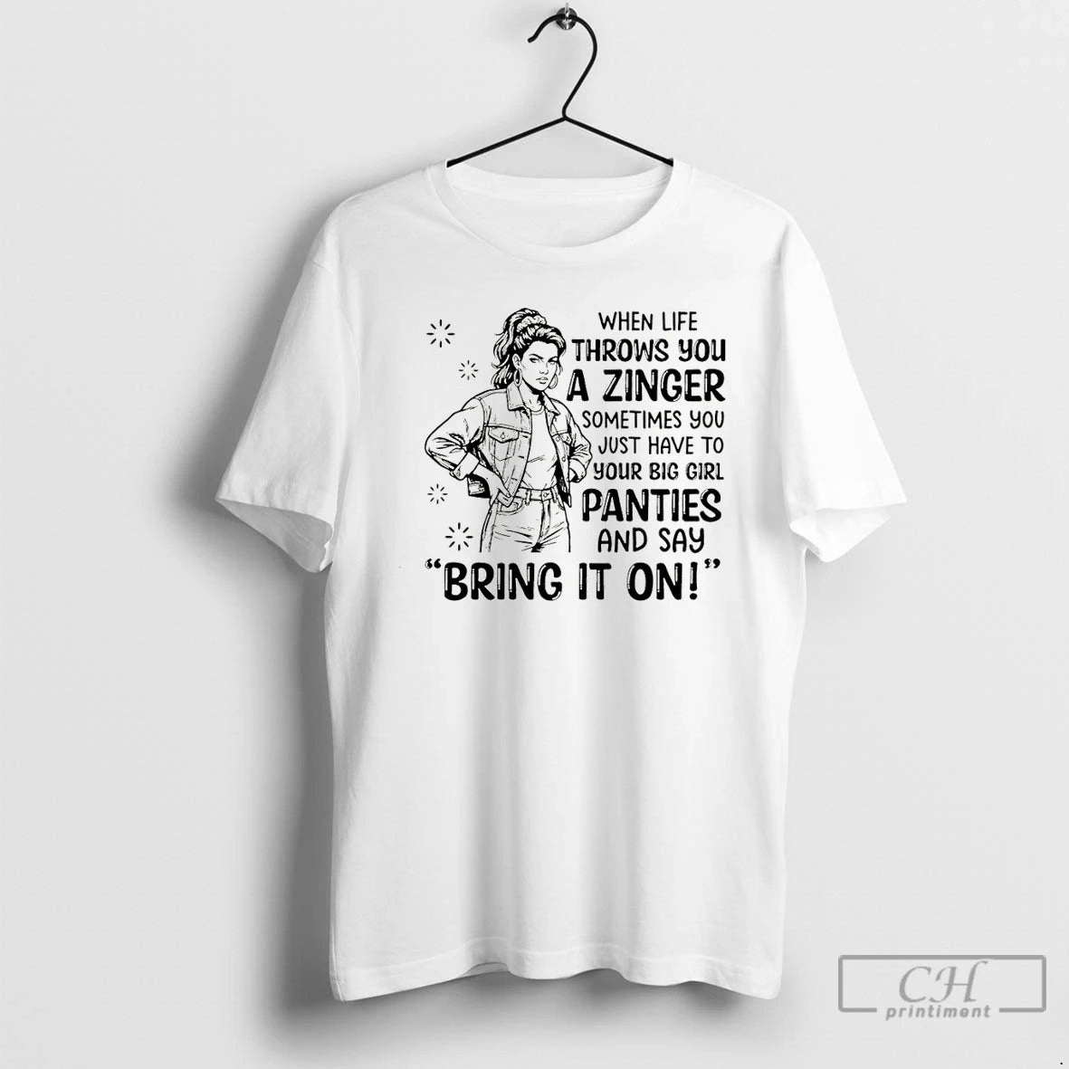 Premium When Life Throws You A Zinger Sometimes You Just Have To Put On Your T-Shirts, Hoodie, Sweatshirt | InkRitualCo.com