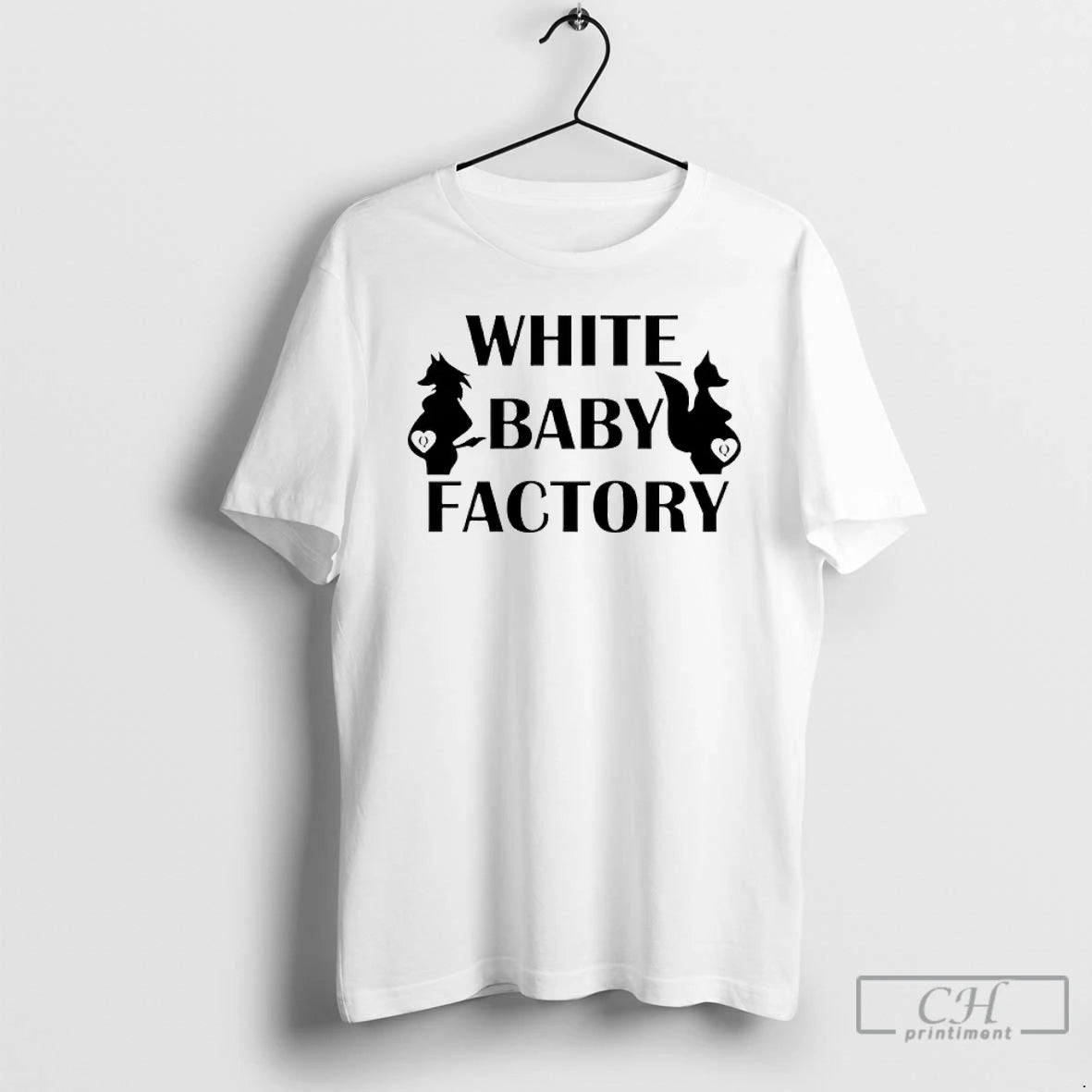 Premium White Baby Factory Funny T-Shirts, Hoodie, Sweatshirt | InkRitualCo.com