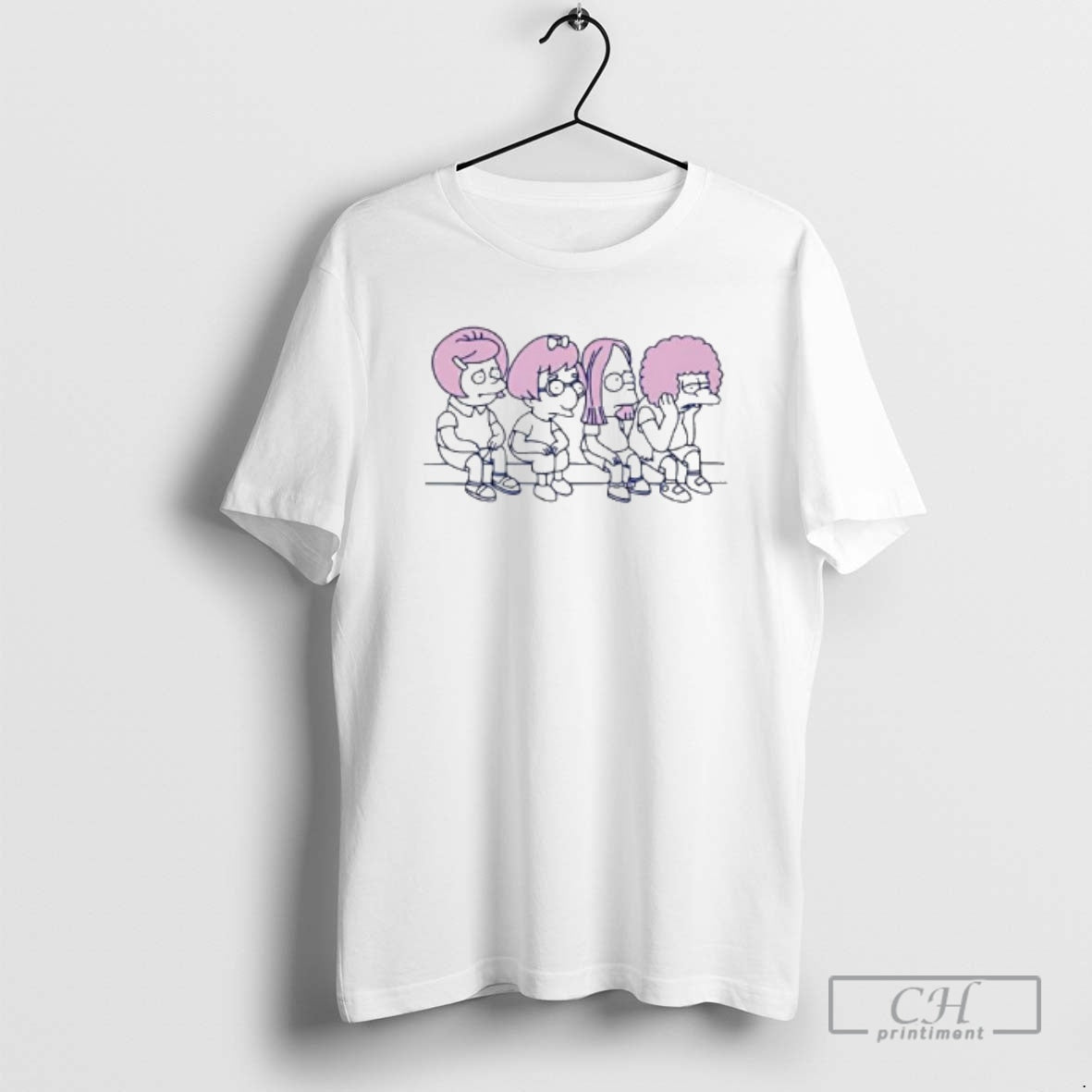 Premium Wigs The Simpsons Characters Shirt Sweater Hoodie, Sweatshirt | InkRitualCo.com