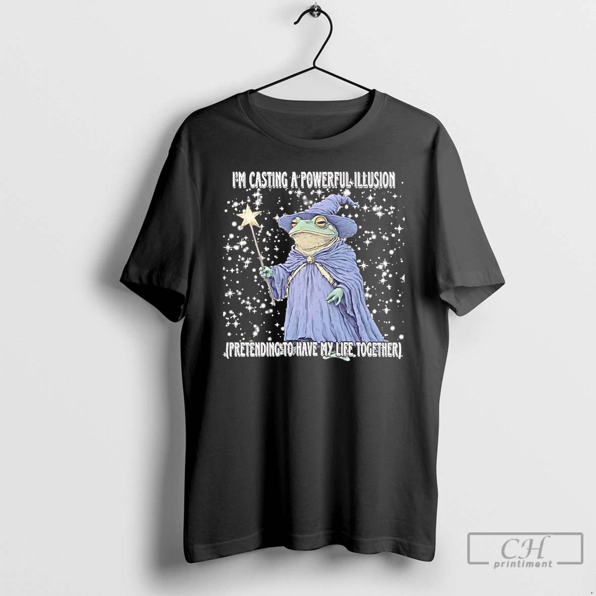 Premium Wizard Frog Im Casting A Powerful Illusion T-Shirts, Hoodie, Sweatshirt | InkRitualCo.com