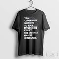 Premium You Contribute Nothing To Your Salvation Except The Sin That Made It Necessary T-Shirts, Hoodie, Sweatshirt