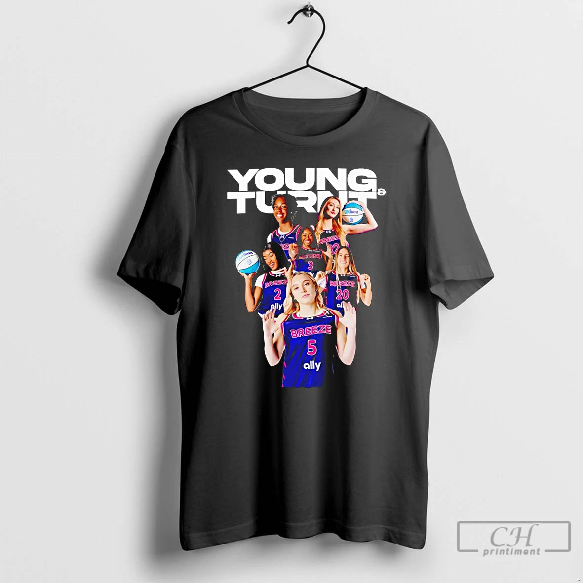 Premium Young And Turnt Breeze Basketball Unrivaled Sgg Hoops Paige Bueckers T-Shirts, Hoodie, Sweatshirt | InkRitualCo.com