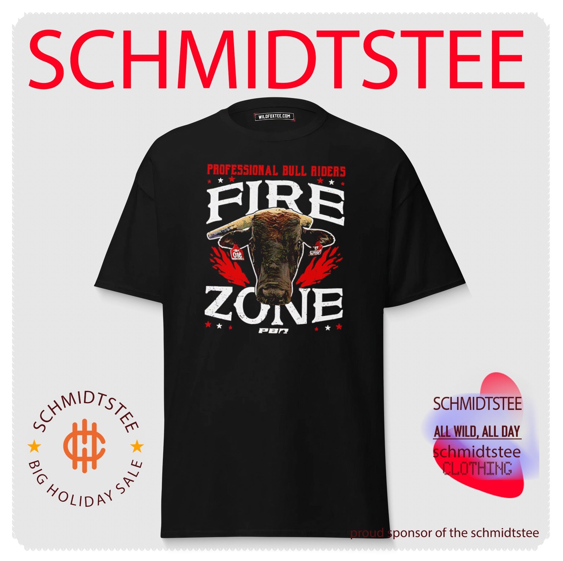 Professional Bull Riders Fire Zone PBR Rodeo shirt