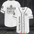 Proper Twelve Irish Whiskey white Baseball shirt