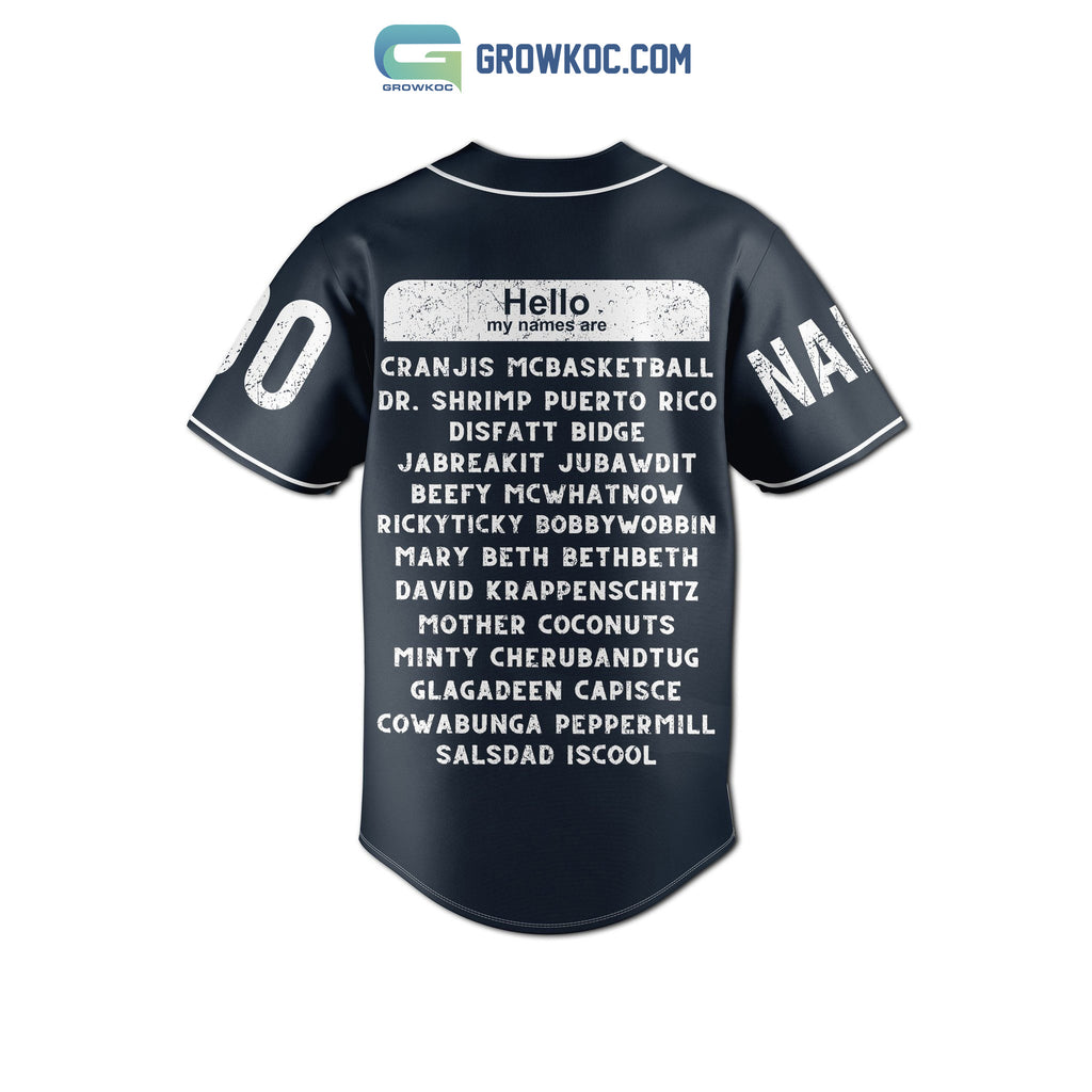 Property Of Cranjis 2023 McBasketball Personalized Baseball Jersey
