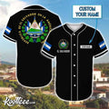 Proud Of El Savaldor Custom Name Baseball Jersey