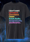 Public Radio Social Security Libraries T-Shirt