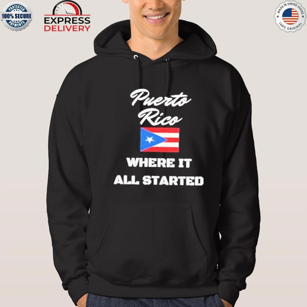 Puerto Rico Where It All Started Flag Shirt