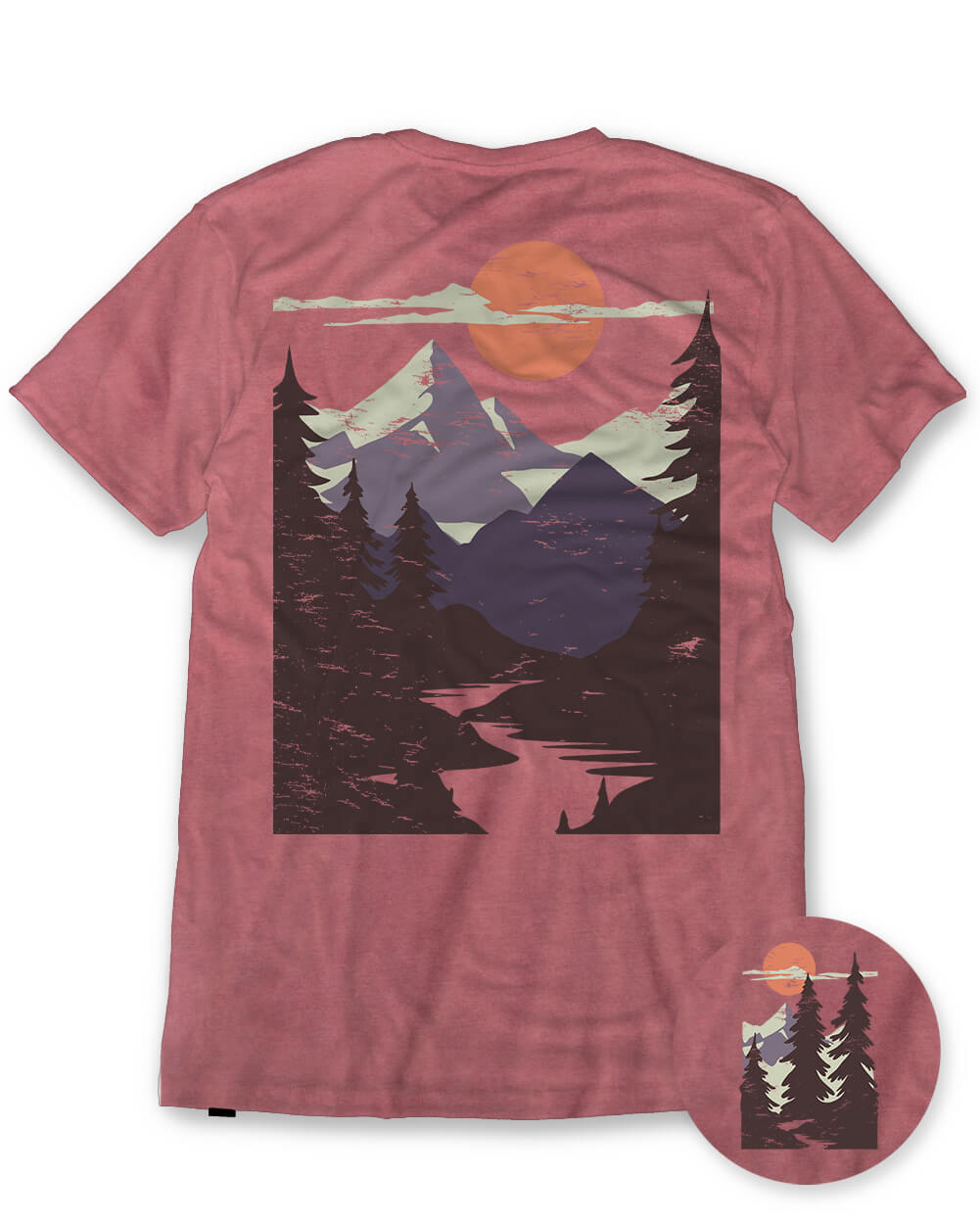 Purple Peaks II Tee