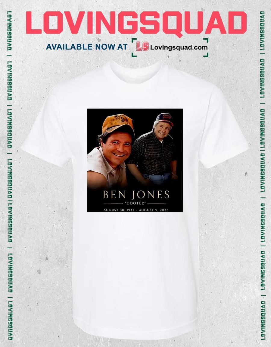 RIP Ben Jones Cooter August 30 1941 – August 9 2026 T-shirt