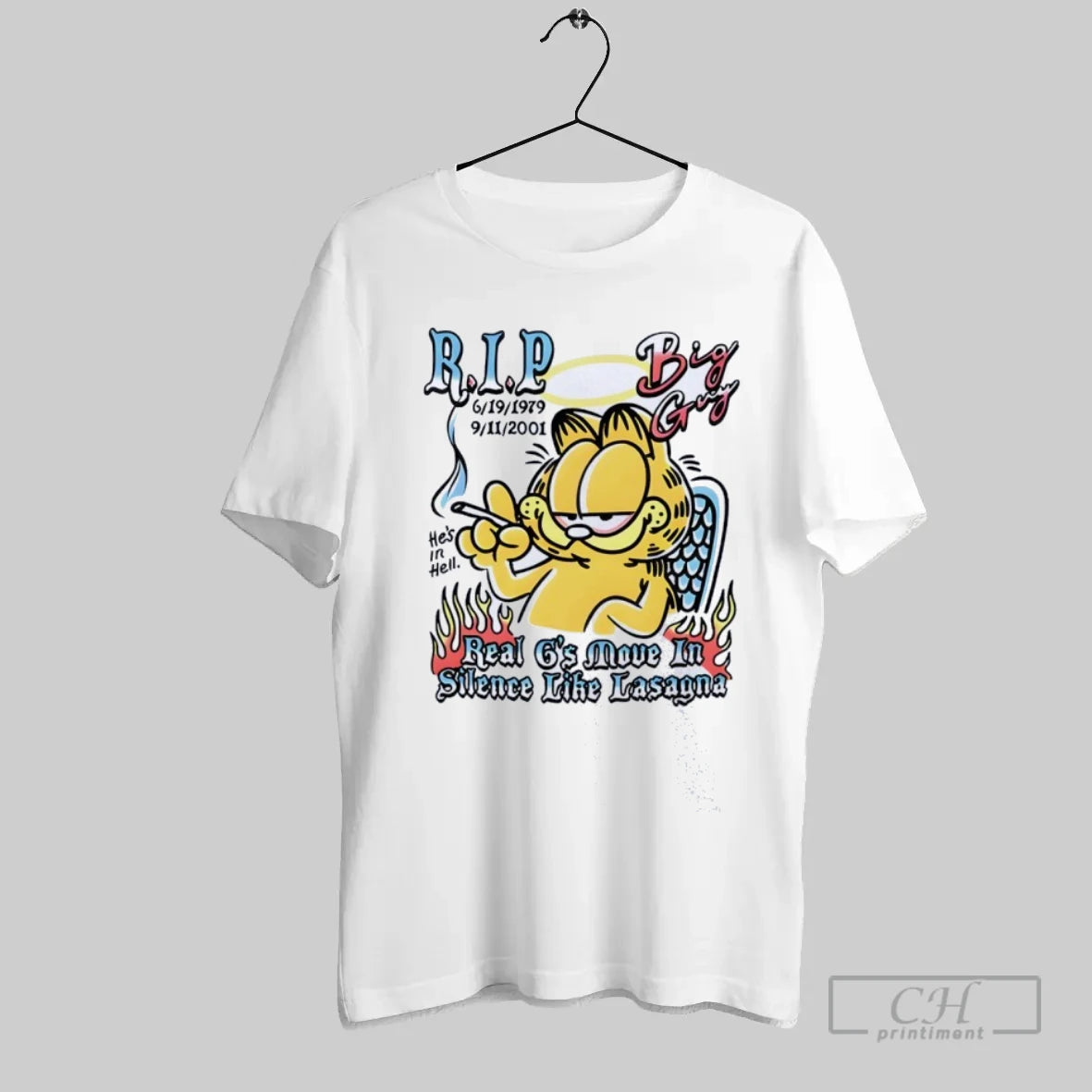 Rip Big Guy Real Gs Move In Silence Like Lasagna T-Shirts, Hoodie, Sweatshirt | InkRitualCo.com