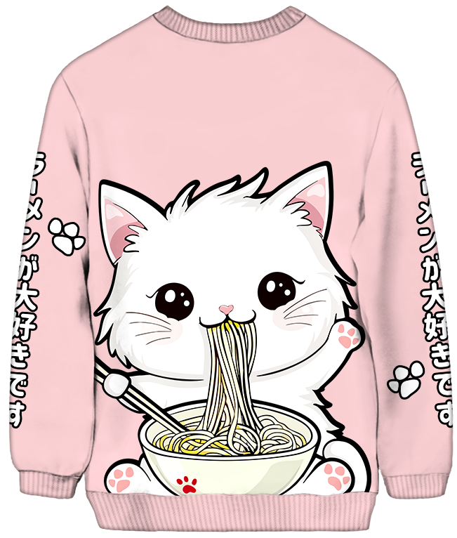 Ramen Neko  Sweatshirt