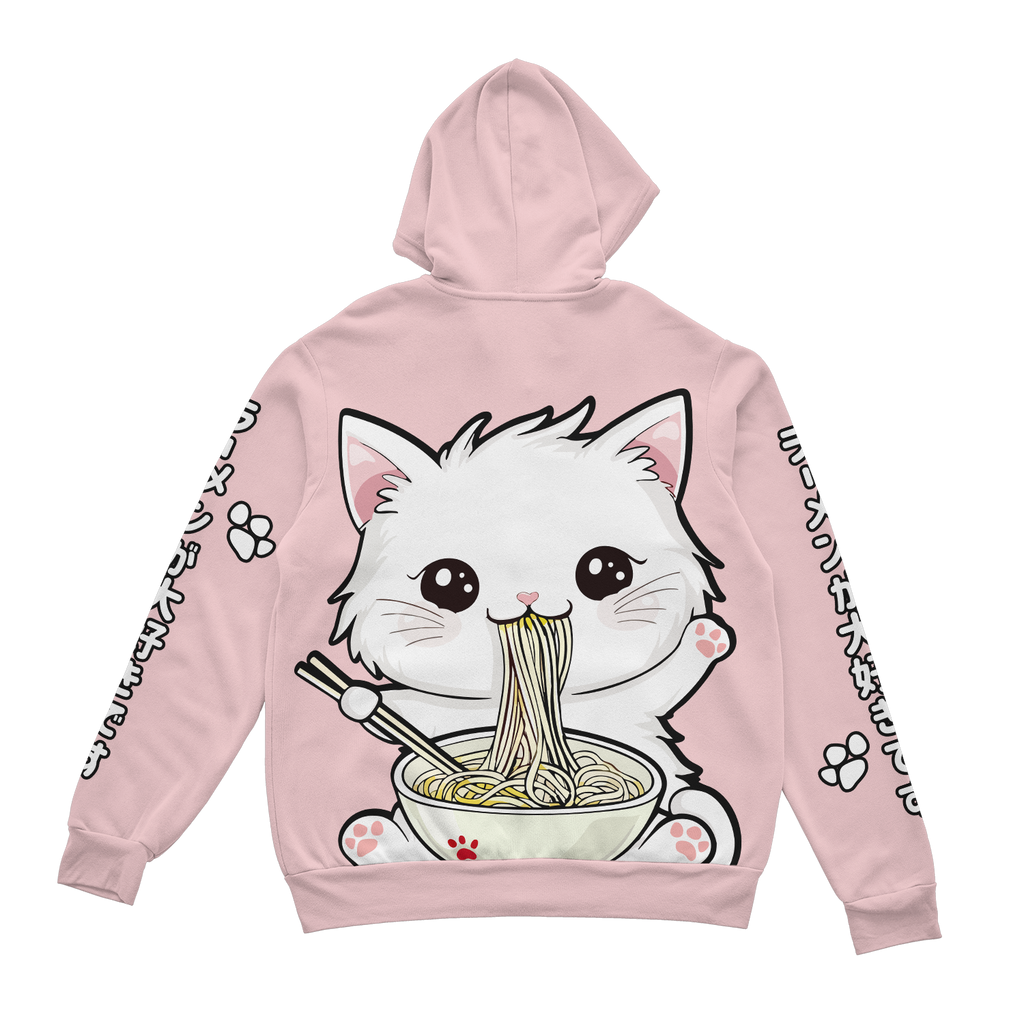 Ramen Neko Zip Up Hoodie