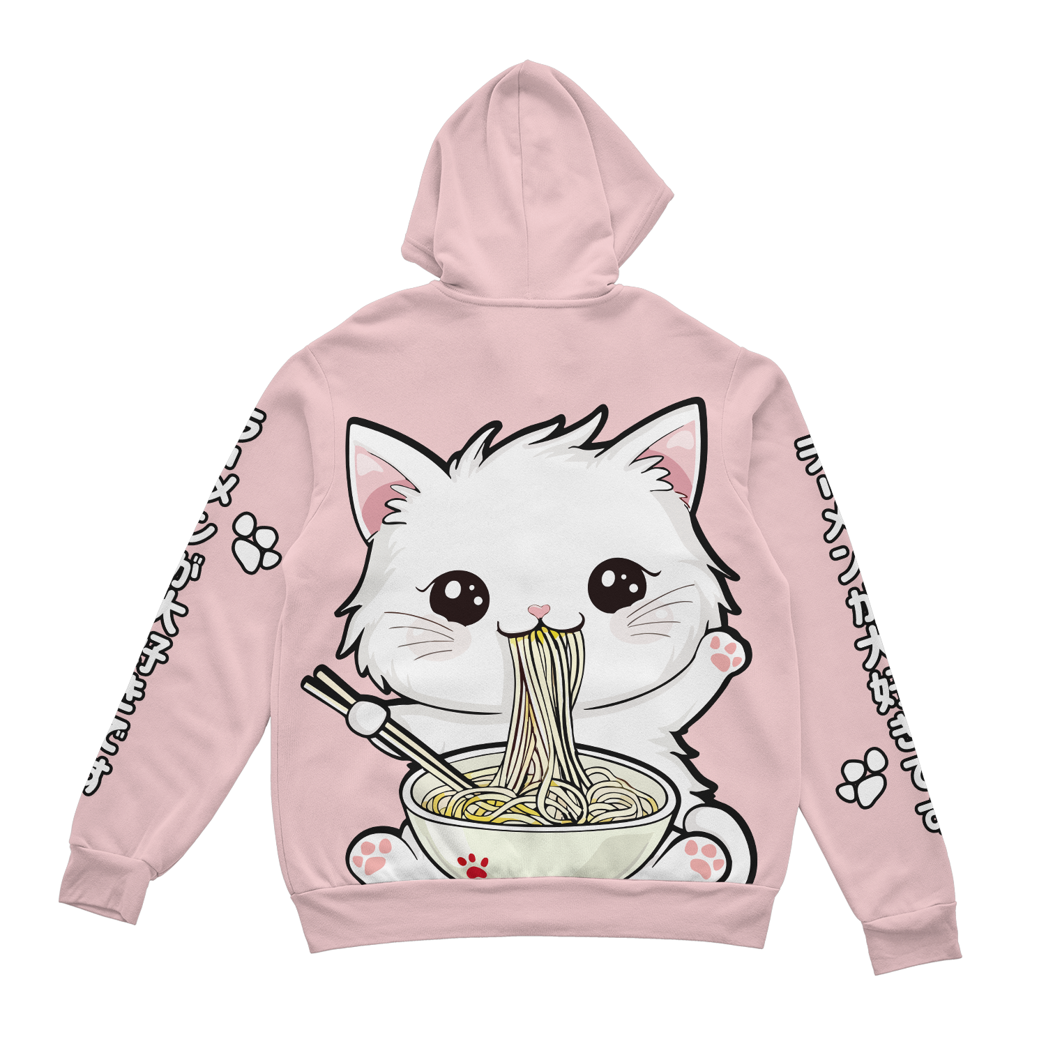 Ramen Neko Zip Up Hoodie