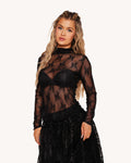 Raven Lace Top