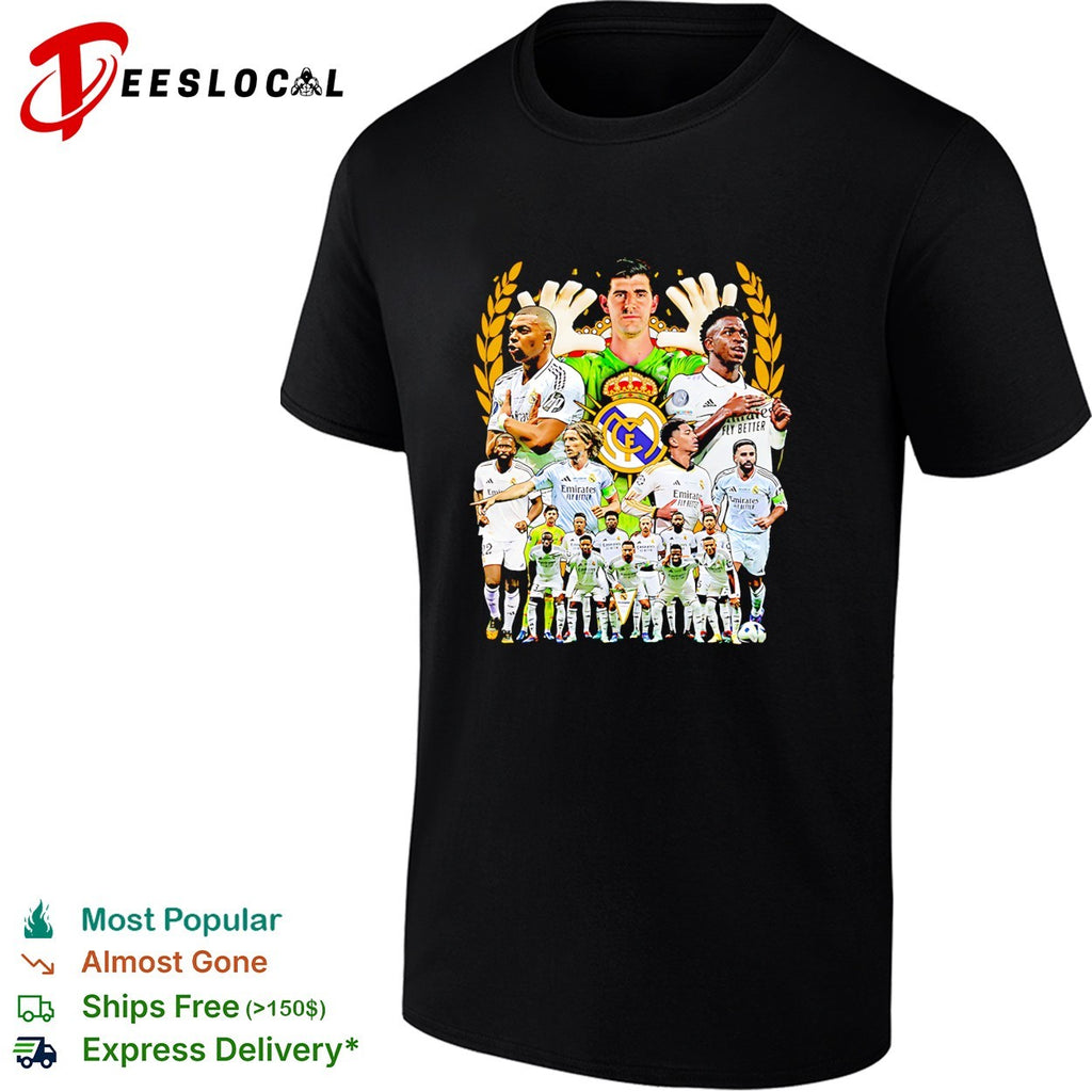 Real Madrid squad poster shirt