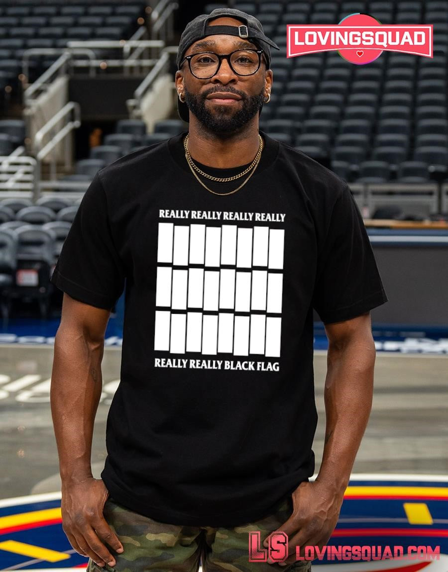 Really Really Really Really Really Really Black Flag T-shirt