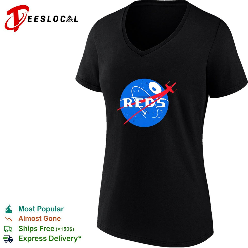 Red 5 NASA parody logo shirt