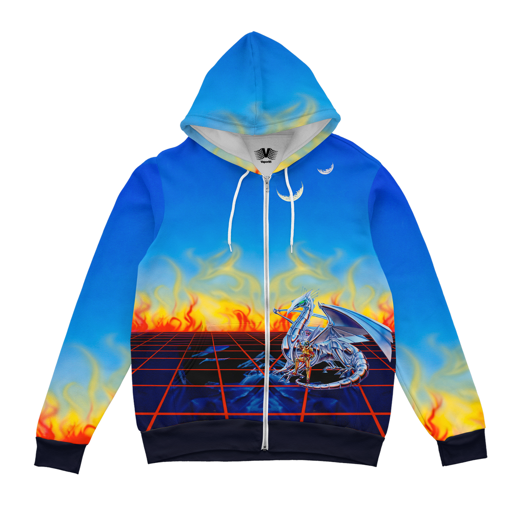 Reflections On The Grid Zip Up Hoodie