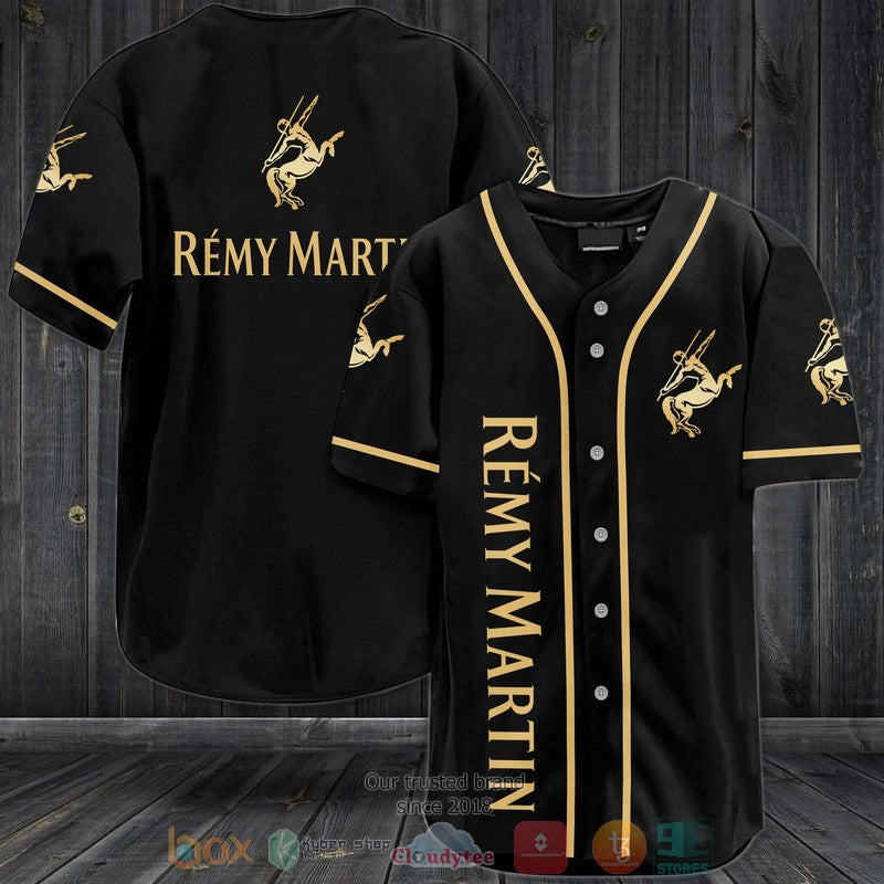 Remy Martin black Baseball shirt
