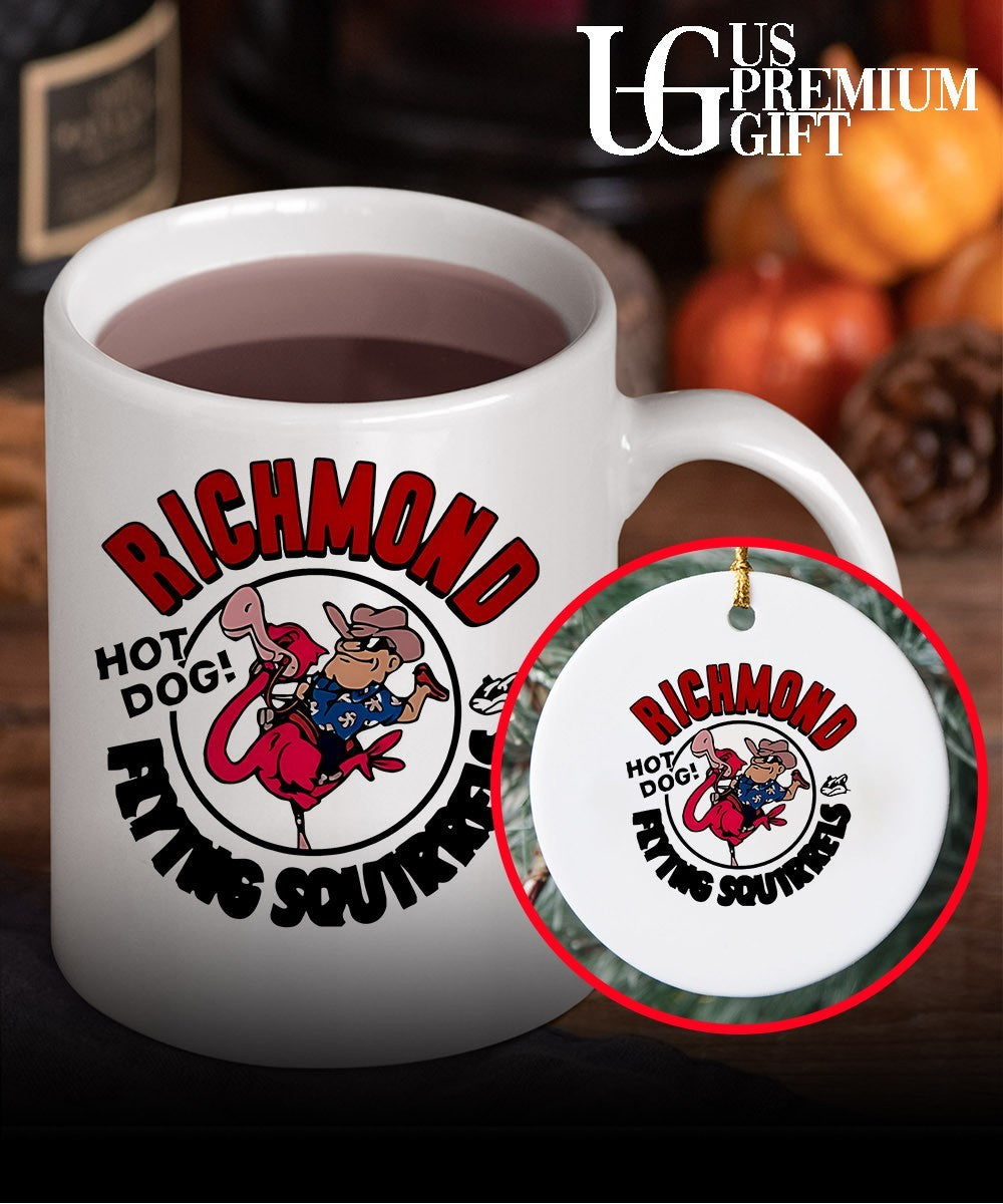 Richmond Flying Squirrels Hot Dog Flamingo shirt