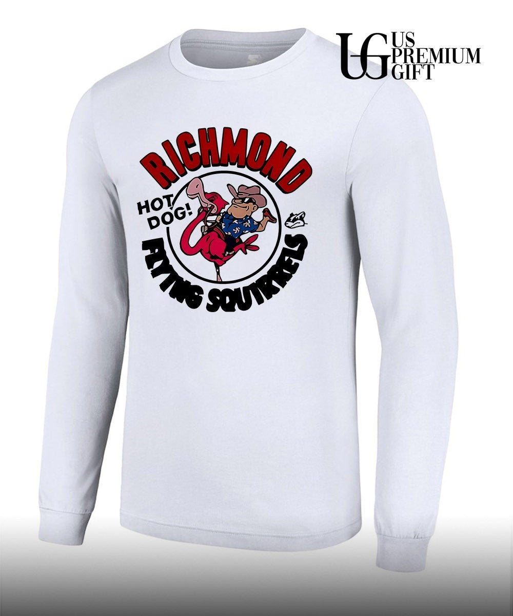 Richmond Flying Squirrels Hot Dog Flamingo shirt